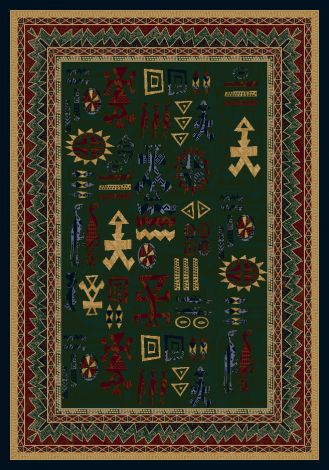 Limoges Emerald Sapphire Signature Collection Area Rug