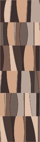 Sinclair Dark Chocolate Modern Times Collection Area Rug