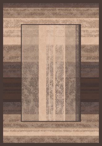 Aspire Dark Brown Modern Times Collection Area Rug