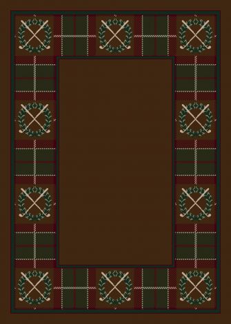 Country Clubs Dark Amber Milliken Design Center Collection Area Rug