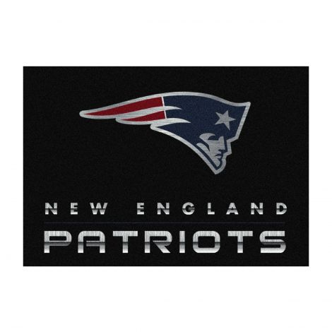 New England Patriots Chrome NFL Rug