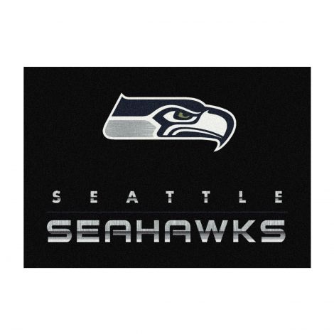 Seattle Seahawks Chrome NFL Rug