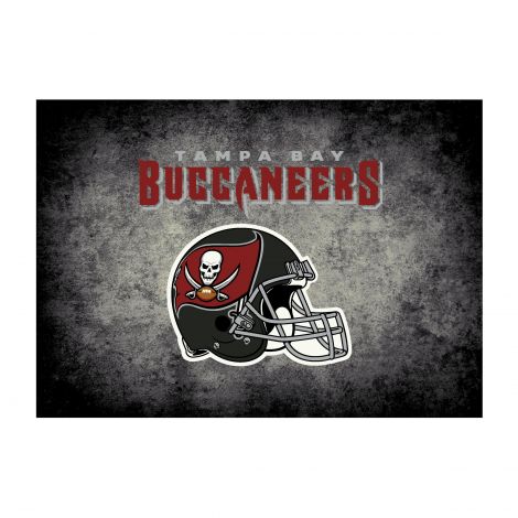 Tampa Bay Buccaneers Distressed NFL Rug