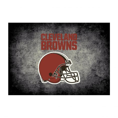 Cleveland Browns Distressed NFL Rug