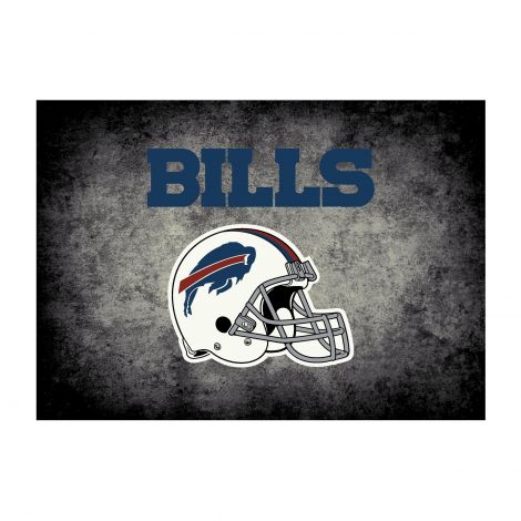 Buffalo Bills Distressed NFL Rug