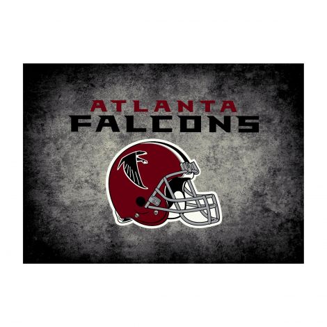 Atlanta Falcons Distressed NFL Rug