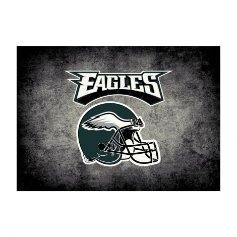 Philadelphia Eagles Distressed NFL Rug