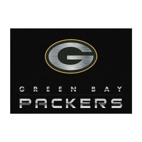 Green Bay Packers Chrome NFL Rug
