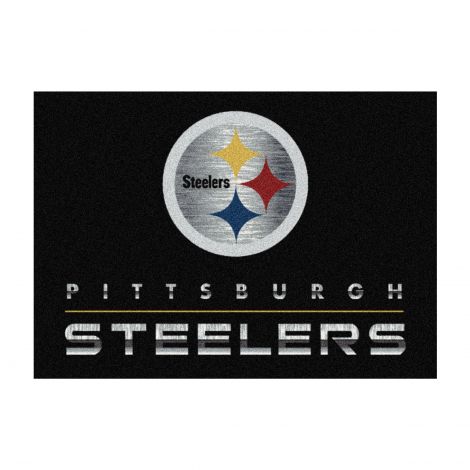 Pittsburgh Steelers Chrome NFL Rug