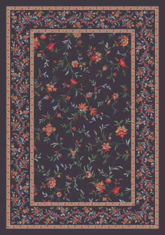Hampshire Ebony Pastiche Collection Area Rug