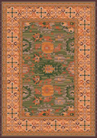 Karshi Autumn Forest Pastiche Collection Area Rug
