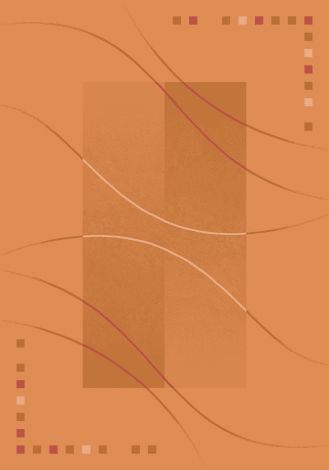 Caliente Flaxen Pastiche Collection Area Rug