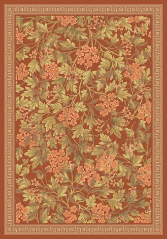 Delphi Nutmeg Pastiche Collection Area Rug