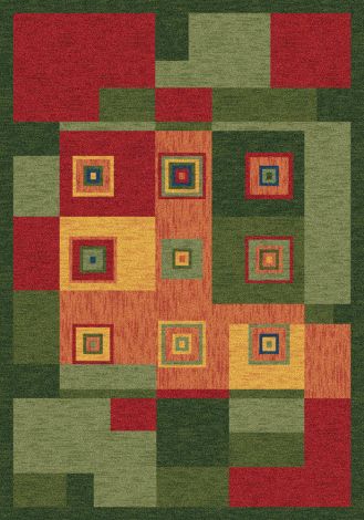 Bloques Fiji Pastiche Collection Area Rug