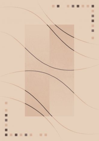 Calypso Alabaster Modern Times Collection Area Rug