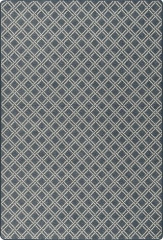 Canova Lattice Aegean Blue Imagine Figurative Collection Area Rug