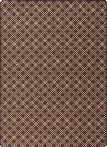Canova Lattice Crimson Imagine Figurative Collection Area Rug