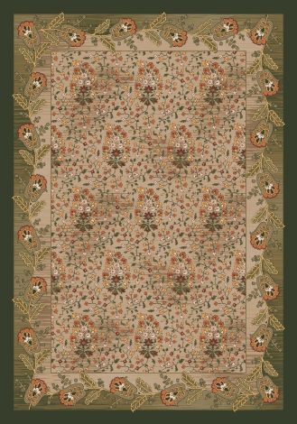 Caramay Yew Tree Kashmiran Pastiche Collection Area Rug