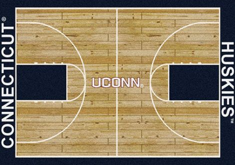 Connecticut College Home Court Rug