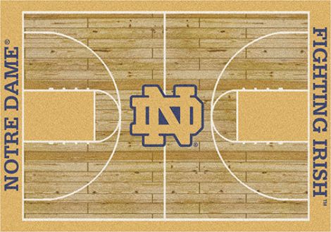 Notre Dame College Home Court Rug