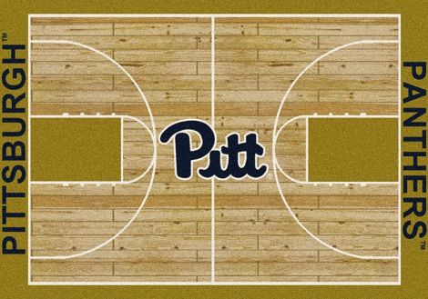 Pittsburgh College Home Court Rug