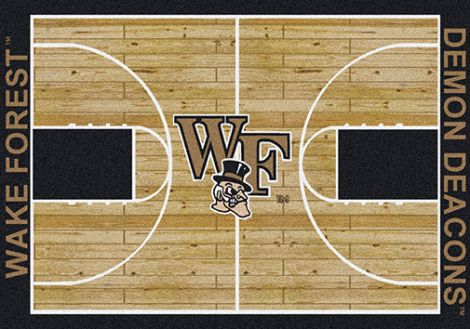 Wake Forest College Home Court Rug