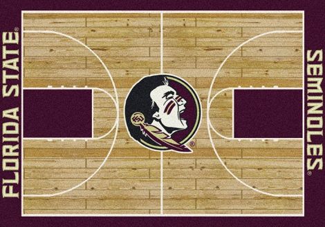 Florida State College Home Court Rug