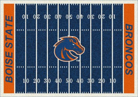 Boise State College Home Field Rug