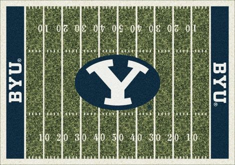 Brigham Young College Home Field Rug
