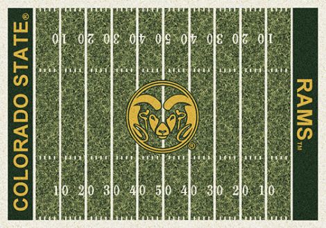 Colorado State College Home Field Rug