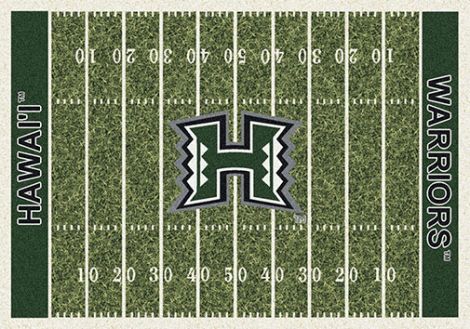 Hawaii College Home Field Rug