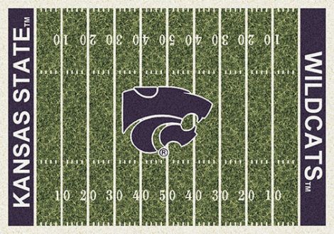 Kansas State College Home Field Rug