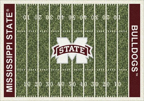 Mississippi State College Home Field Rug