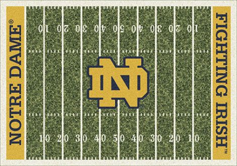 Notre Dame College Home Field Rug