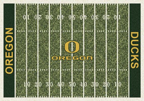 Oregon College Home Field Rug