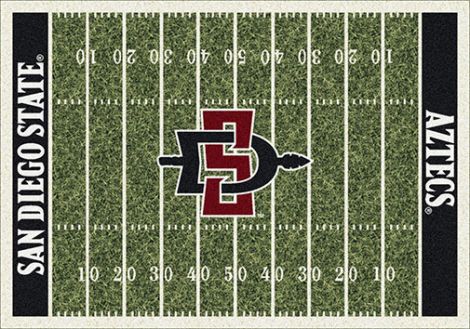 San Diego State College Home Field Rug