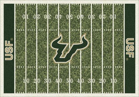 South Florida College Home Field Rug