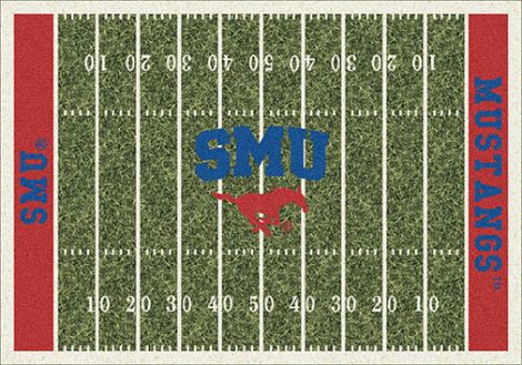 Southern Methodist College Home Field Rug
