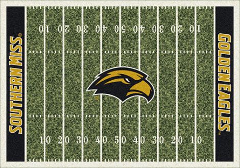 Southern Mississippi College Home Field Rug