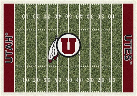 Utah College Home Field Rug