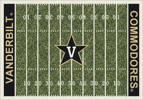 Vanderbilt College Home Field Rug