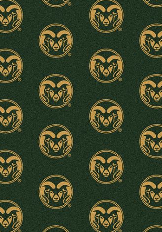Colorado State College Repeating Rug
