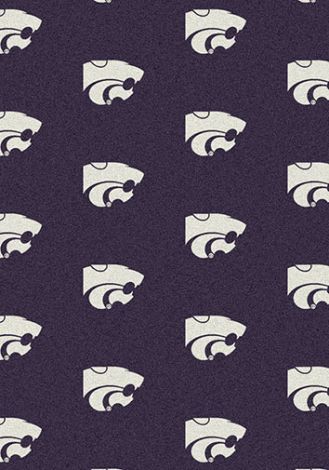 Kansas State College Repeating Rug