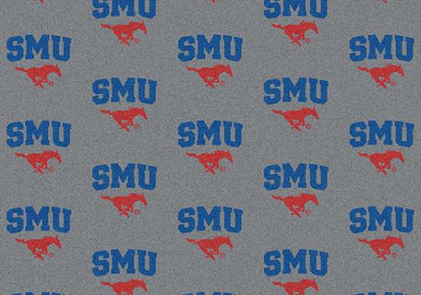 Southern Methodist College Repeating Rug