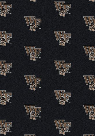 Wake Forest College Repeating Rug