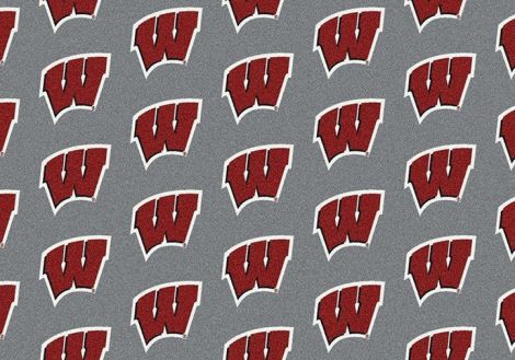 Wisconsin College Repeating Rug