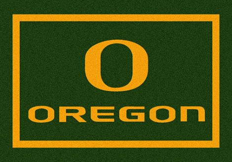 Oregon College Team Spirit Rug
