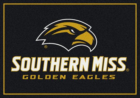 Southern Mississippi College Team Spirit Rug