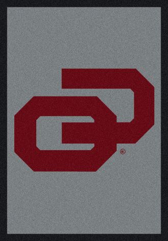 Oklahoma College Team Spirit Logo Rug