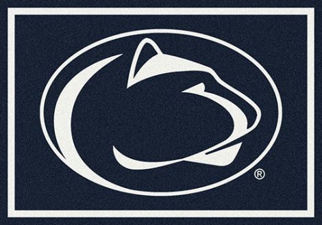Penn State College Team Spirit Rug